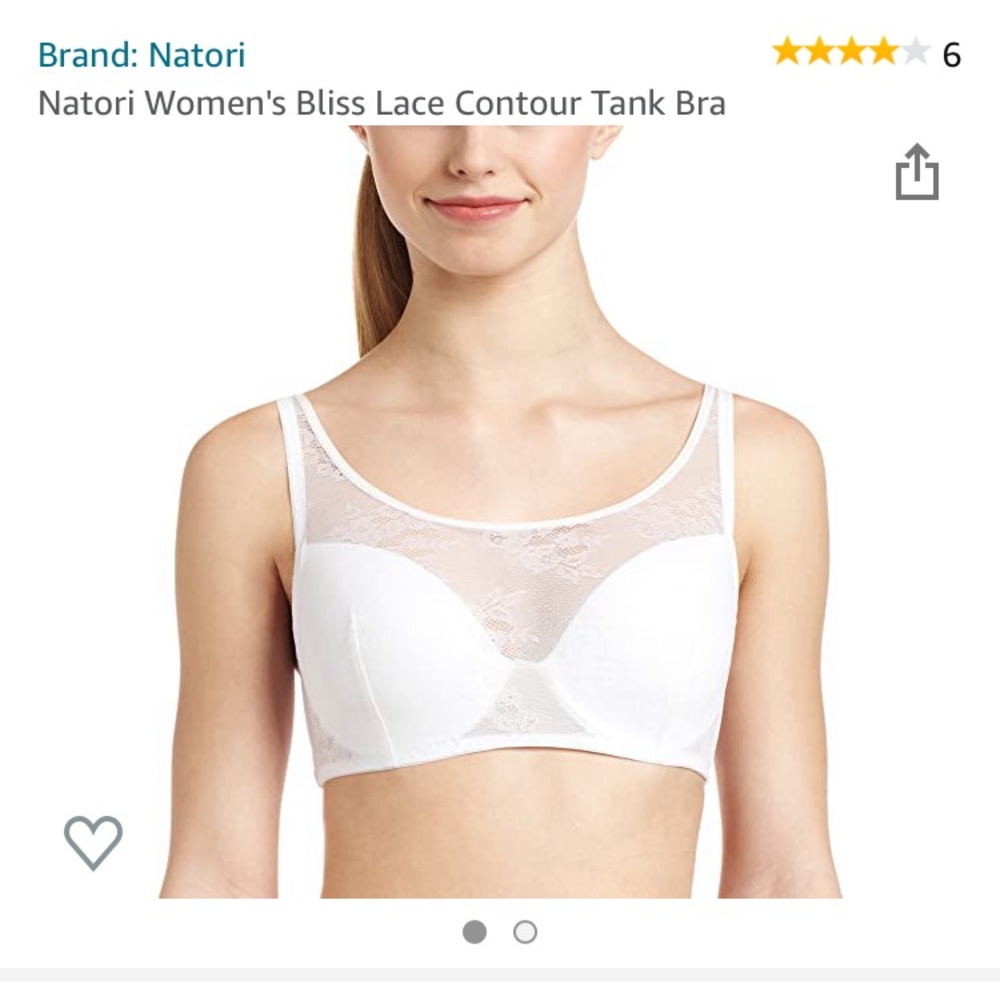 Natori white bra